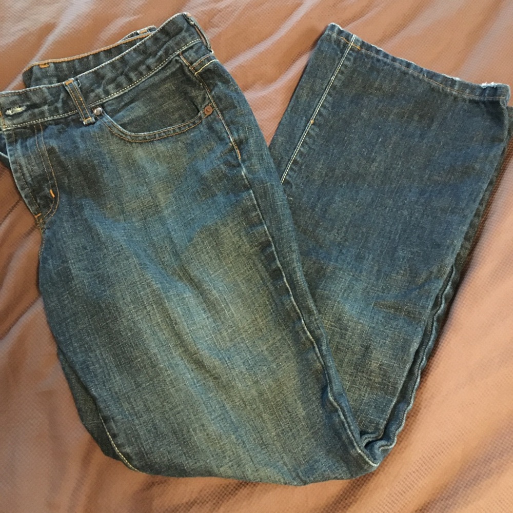 Ralph Lauren sz 8 low rise Kelly jeans bootleg